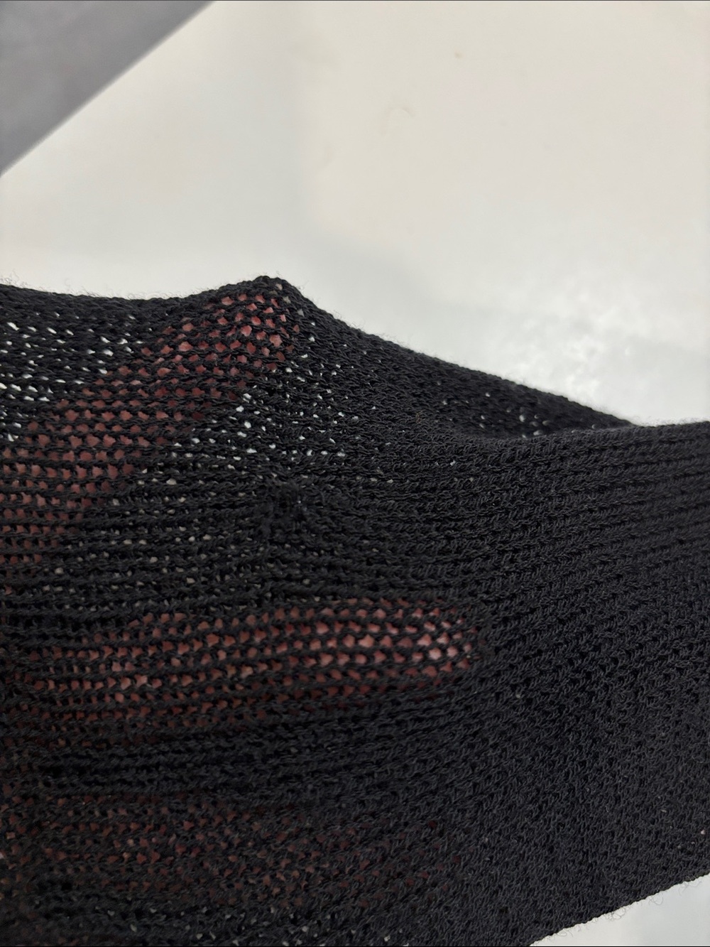 Eileen Fisher Black 100% Wool Tie Front Wrap Cardigan Size M Lightweight - Picture 16 of 16